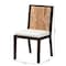 Baxton Studio Joana Modern Bohemian Dark Brown Mahogany Wood and Natural Abaca Dining Side Chair 228-13105-ZORO - alternate 7